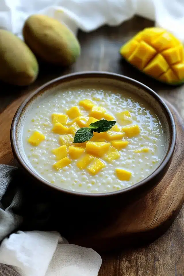 Mango Bango (Filipino Mango Sago Dessert) - EpicureanNest