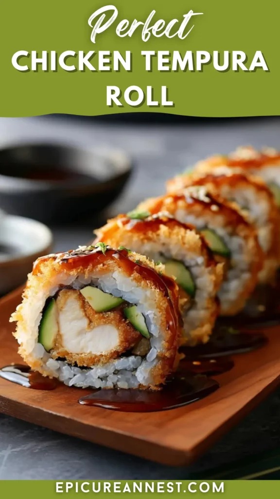 Chicken Tempura Roll : Crispy, Savory, and Irresistible - EpicureanNest